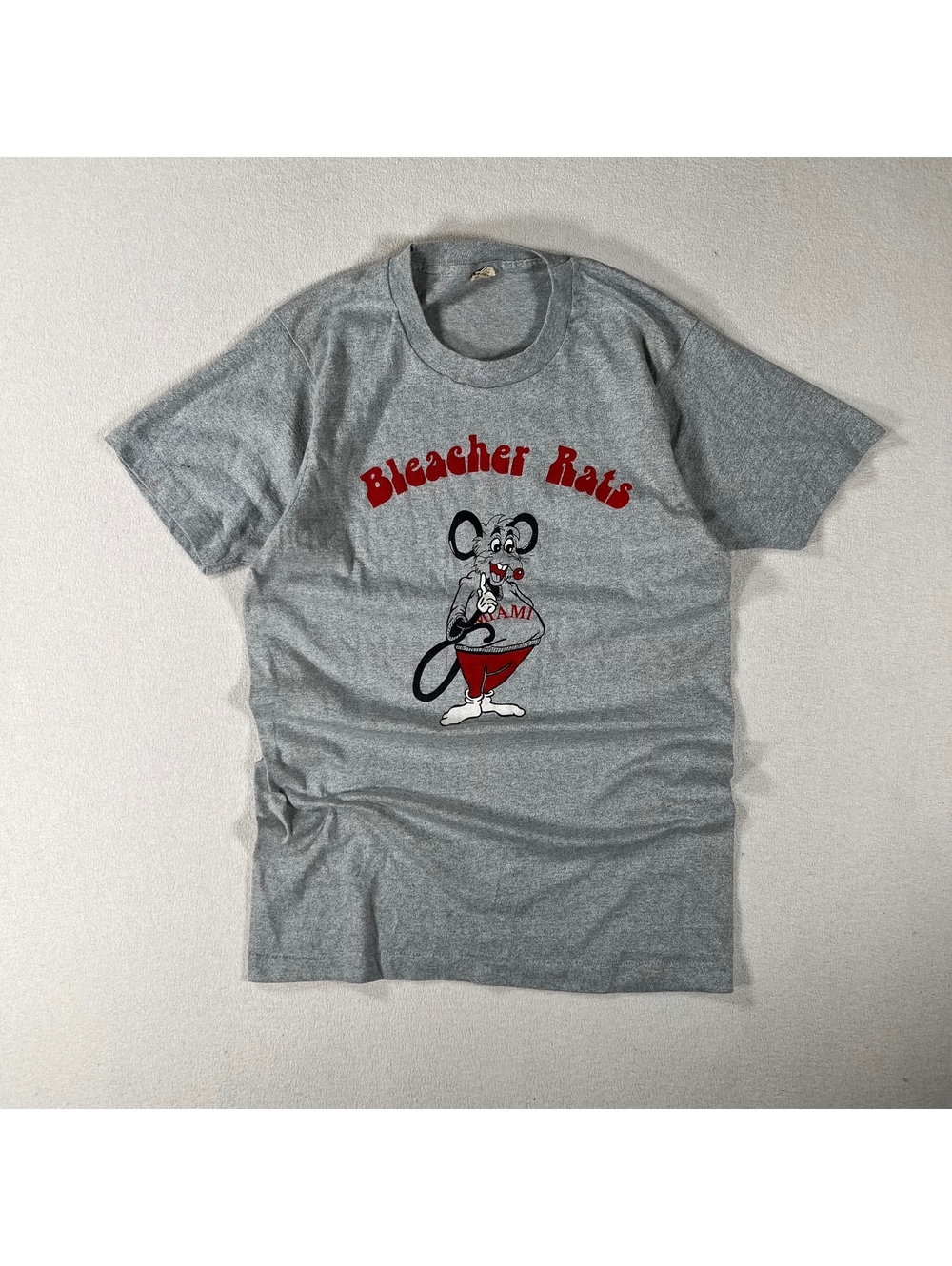 Vintage 80s Screen Stars “Bleacher Rats” Miami tee Size L
